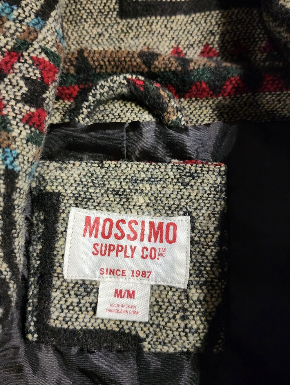 Mossimo Aztec Print Hooded Jacket - Picture 2 of 4